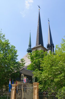 Lüksemburg şehri Cathedrale notre-dame