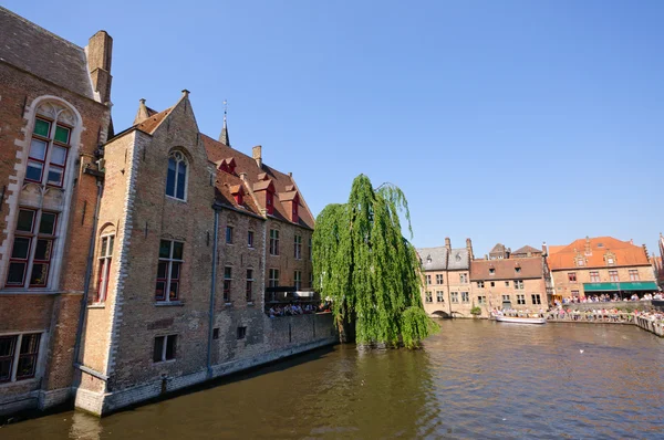Oude stad van Brugge, België — Stockfoto