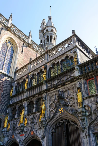 Nationale Basiliek van het heilig bloed in Brugge, België — Stockfoto