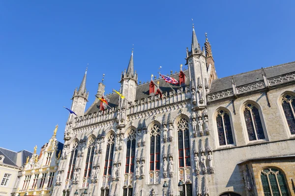 City Hall of Bruges, Belgium — Stock Photo, Image