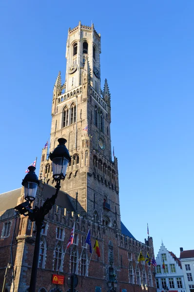 Belfry în Bruges, Belgia — Fotografie, imagine de stoc