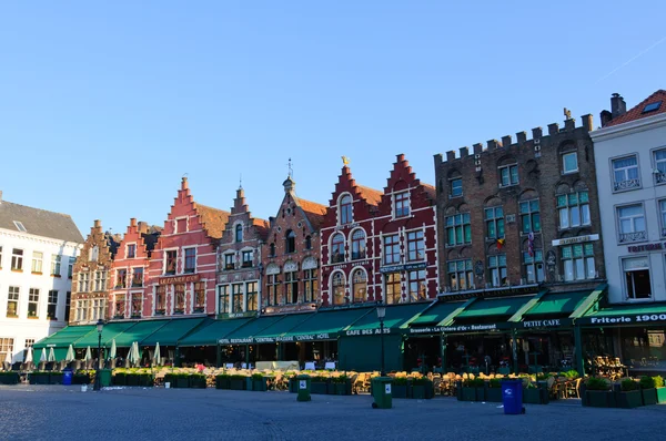 The Markt (Piazza del Mercato) a Bruges, Belgio — Foto Stock