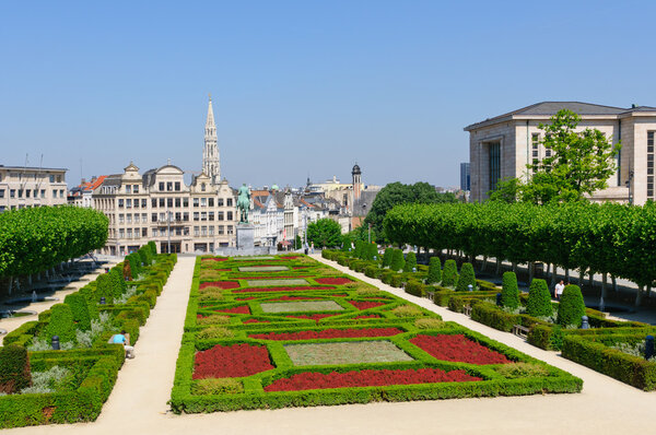 Mont des Arts в Брюсселе, Бельгия
