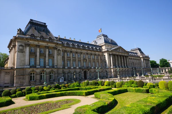 在布鲁塞尔，比利时万国宫皇家 — 图库照片