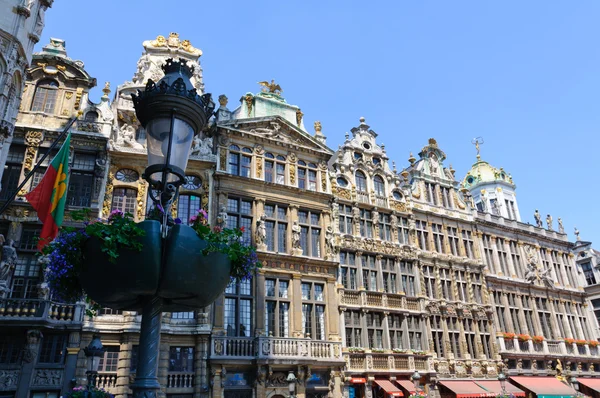 Grand Place в Брюсселе, Бельгия — стоковое фото