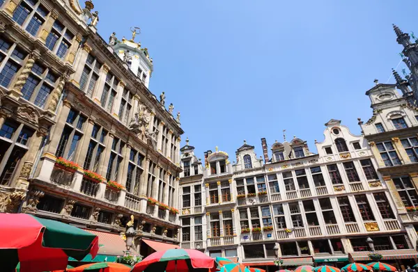 Grand Place i Bryssel, Belgien — Stockfoto
