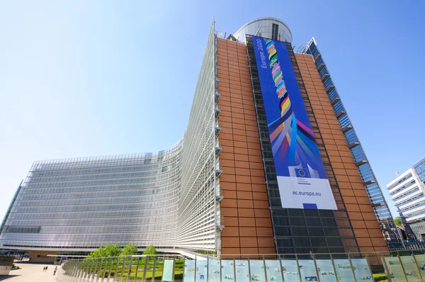 El edificio Berlaymont en Bruselas, Bélgica —  Fotos de Stock