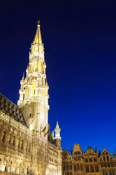 Hotel de Ville (Ayuntamiento) de Bruselas, Bélgica — Foto de Stock