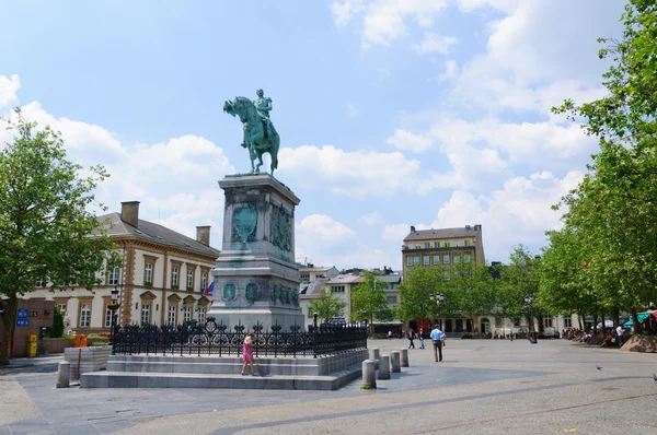 Площадь Гийом II в Люксембурге — стоковое фото