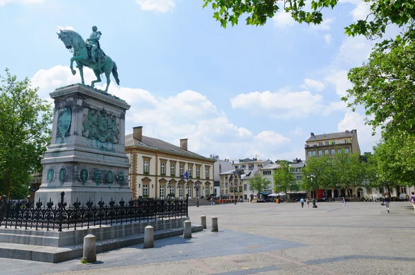 Local Guillaume II na cidade de Luxemburgo — Fotografia de Stock