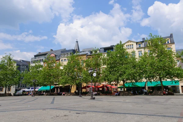 Place Guillaume II in the City of Luxembourg — Stock Photo, Image