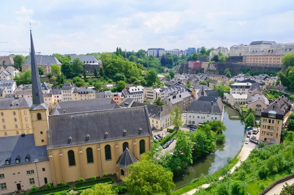 Ciudad vieja de la ciudad de Luxemburgo — Foto de Stock