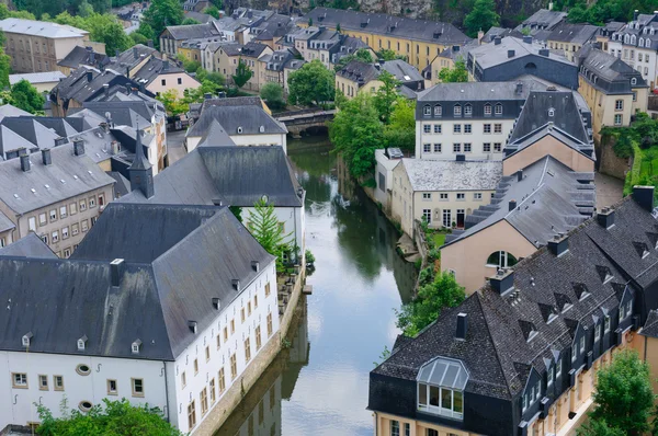 Ciudad vieja de la ciudad de Luxemburgo — Foto de Stock
