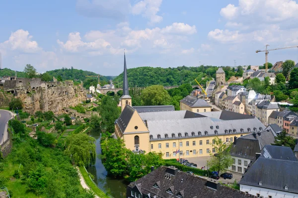 Vieille ville et fortifications dans la ville de Luxembourg — Photo