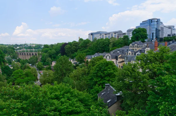 卢森堡城的老镇 — 图库照片