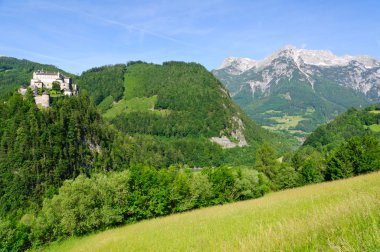 Burg Hohenwerfen in Werfen, Austria clipart