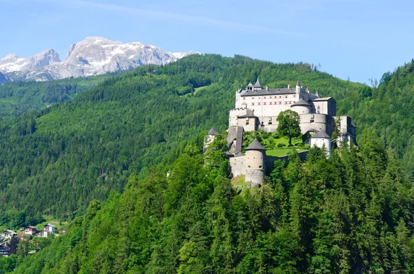 Burg hohenwerfen σε απορρίμματα, Αυστρία — Φωτογραφία Αρχείου