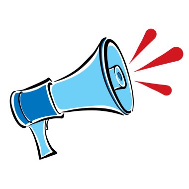 Megaphone. clipart