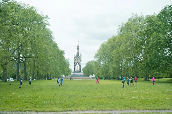Albert memorial, Londýn, Anglie — Stock fotografie