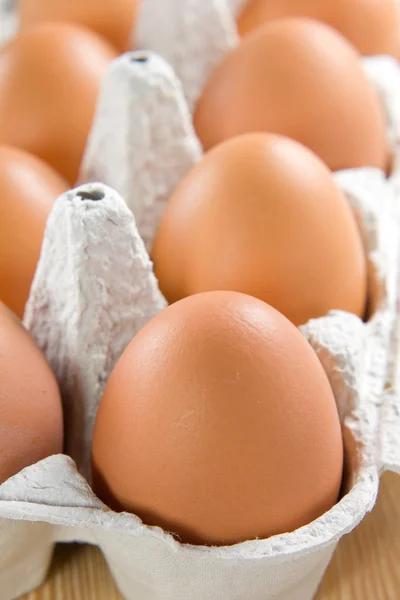 Csirke barna tojás Vértes — Stock Fotó