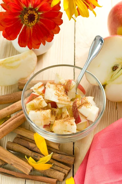 Stock image Apples with cinnamon