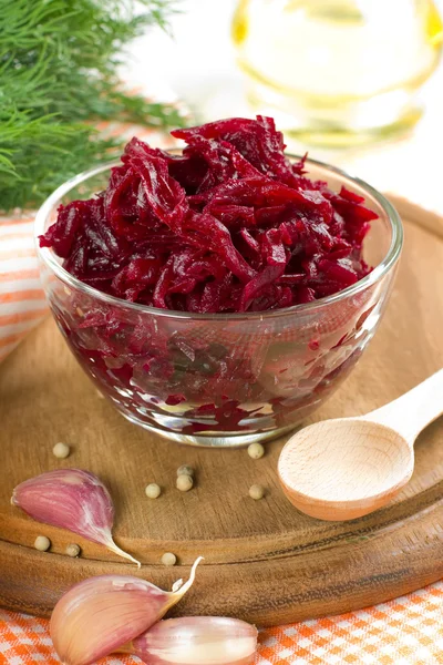 Crated beet — 图库照片