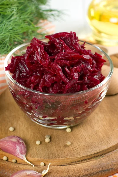 Crated beet — 图库照片
