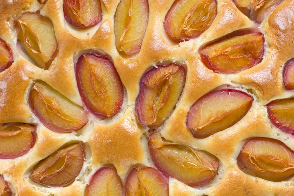 Homemade plum pie — Stock Photo, Image