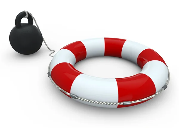 stock image Dangerous Lifebuoy