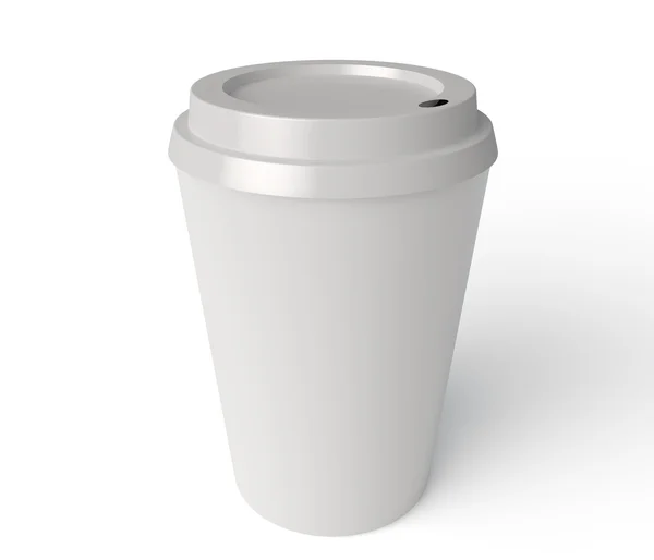 コーヒー カップ。ホワイト — ストック写真