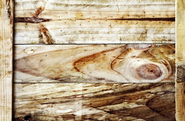 Дерев'яними дошками — стокове фото