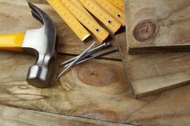 Woodworking tools clipart