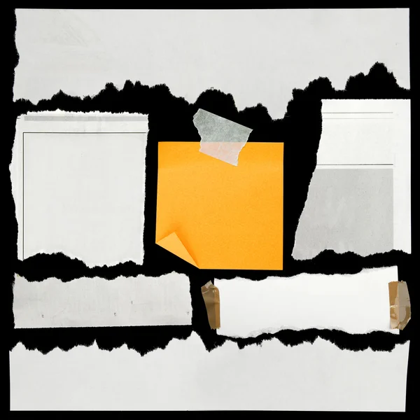 Pezzi di carta strappati — Foto Stock