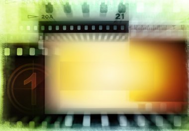 Film negatives background clipart