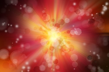 Bright blast of light background clipart