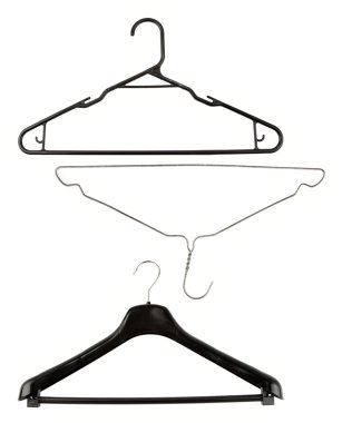 Coat hangers clipart