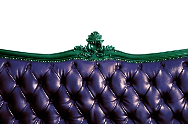 Genuine Leather Sofa Bed — Stock Photo, Image