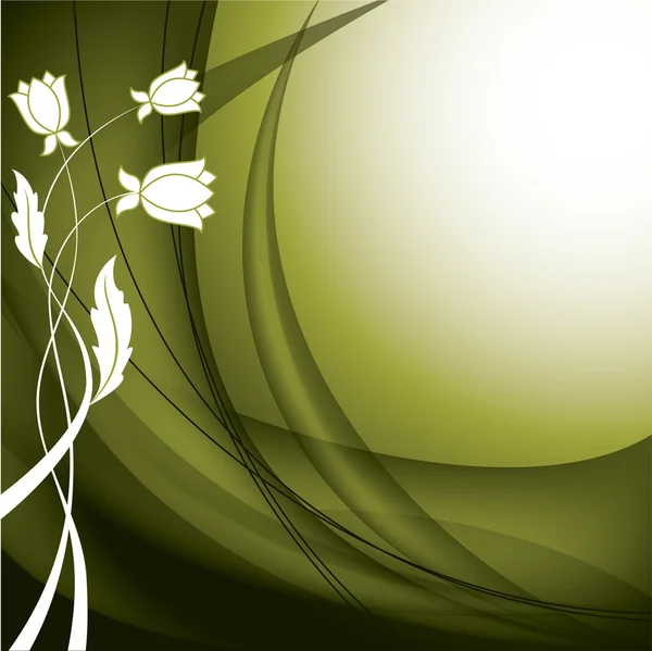 Květinové pozadí. eps10 ilustrace. — Stockový vektor