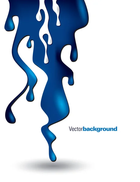 Vector spetterde inkt conceptontwerp. — Stockvector