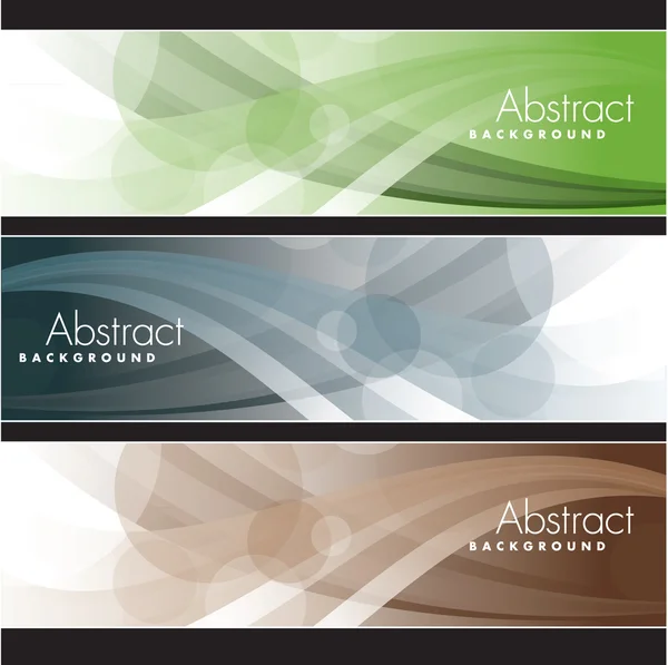 stock vector Set of Vector Banners. Abstract Background.