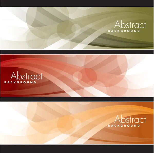 stock vector Set of Vector Banners. Abstract Background.