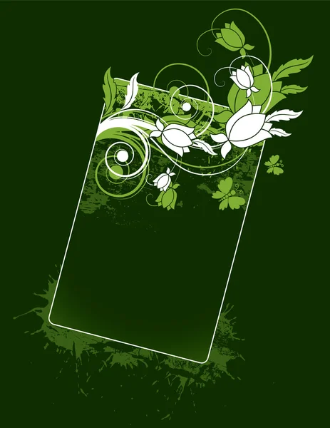 Fond vectoriel avec des fleurs. Eps10 . — Image vectorielle