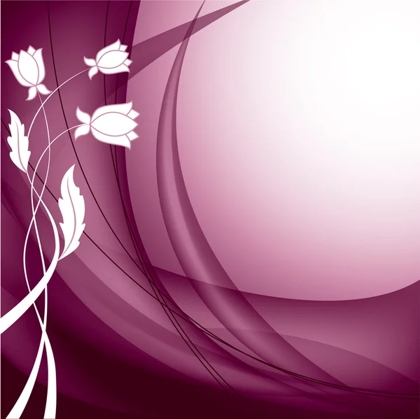 Contexte floral. Format Eps10 vectoriel . — Image vectorielle