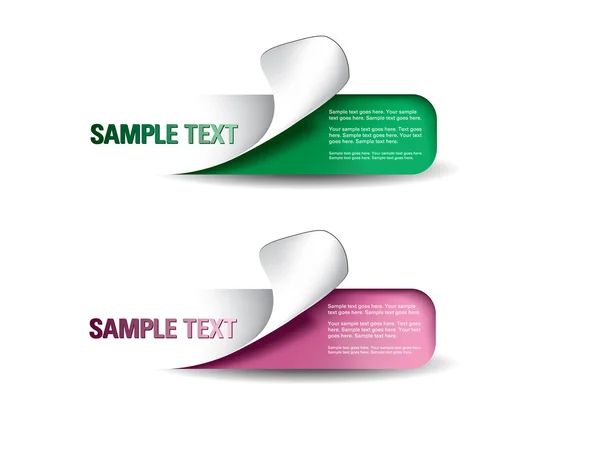 Set di adesivi vettoriali colorati. Formato Eps10 . — Vettoriale Stock