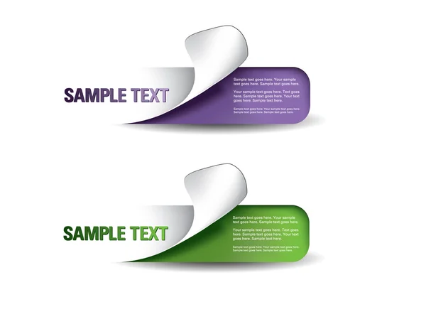 Set di adesivi vettoriali colorati. Formato Eps10 . — Vettoriale Stock
