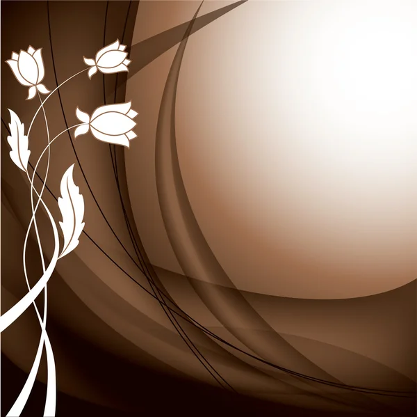 Abstrakter floraler Hintergrund. eps10 Abbildung. — Stockvektor