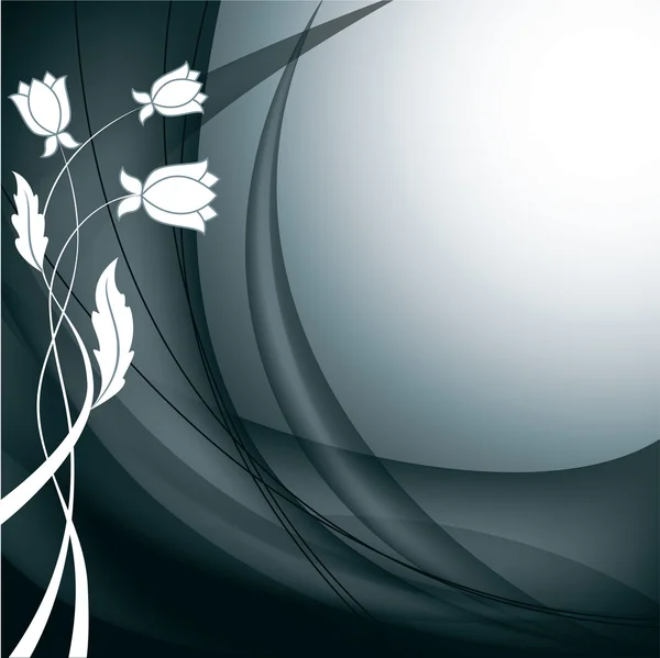Résumé Floral Background. Eps10 Illustration . — Image vectorielle