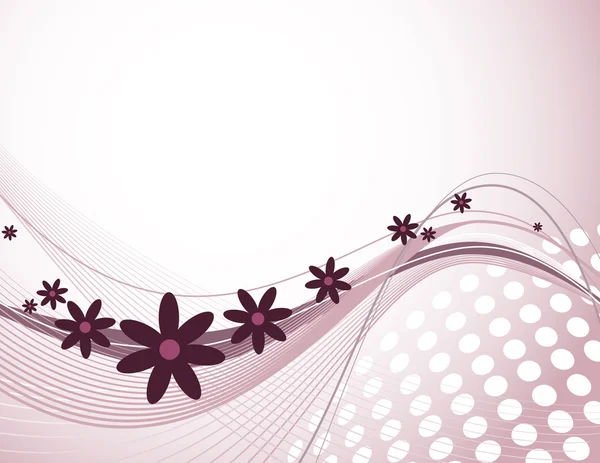 Abstrakt floral bakgrund. eps10 illustration. — Stock vektor