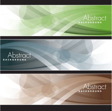 Set of Banners. Abstract Background. Eps10 Format. clipart