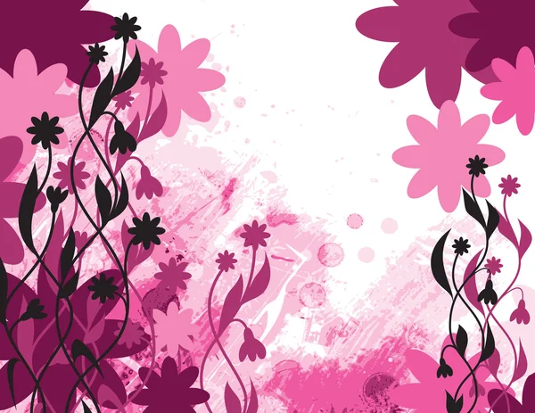 Abstrakter floraler Hintergrund. Vektorformat eps10. — Stockvektor